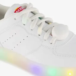 Scapino Unisex sneakers wit met lichtjes in regenboogkleuren Discount