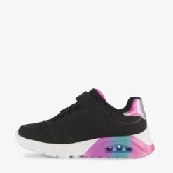 Skechers Uno Lite 2.0 meisjes sneakers zwart roze Outlet