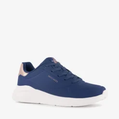 Skechers Uno Lite dames sneakers blauw Clearance