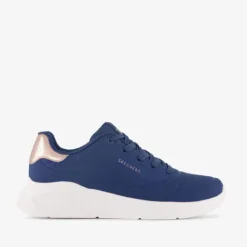 Skechers Uno Lite dames sneakers blauw Clearance