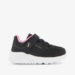 Skechers Uno Lite meisjes sneakers zwart Hot