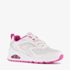 Skechers Uno meisjes sneakers met airzool wit Discount