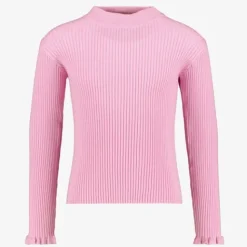 Name it Vianna geribde meisjes longsleeve roze Online