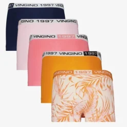 VINGINO meisjes boxershorts oranje roze New