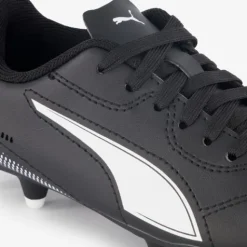 Puma Vitoria II MG kinder voetbalschoenen zwart wit Discount