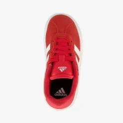 Adidas VL Court 3.0 kinder sneakers rood wit Clearance