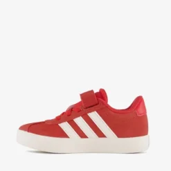 Adidas VL Court 3.0 kinder sneakers rood wit