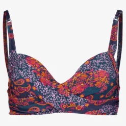 Osaga Voorgevormde dames bikinitop print blauw Clearance