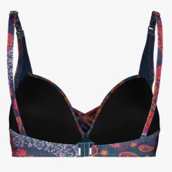 Osaga Voorgevormde dames bikinitop print blauw Clearance