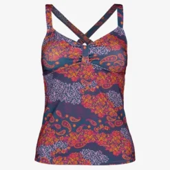 Osaga Voorgevormde dames tankini print blauw Discount