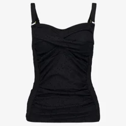 Osaga Voorgevormde tankinitop broderie zwart Discount