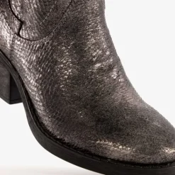 Blue Box Western enkellaarsjes grijs metallic Online